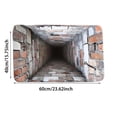 thumbnail image 1 of Aodebiao 3D Optical Illusion Rug, Brick Bottomless Hole Design Non- Area Rug for Living Room, Bedroom, Front Door Mat, Playroom & Gameroom Floor Carpet Decor, 1 of 3