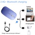 thumbnail image 3 of Souris Bluetooth, Souris Sans Fil Rechargeable, Souris Sans Fil pour Ordinateur Portable/pc/mac/ipad Pro/ordinateur, 3 of 5