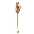 thumbnail image 3 of HILABEE Bâton d'Équitation Jeu d'Imitation Poteau en Bois pour Enfants 3 Ans+ Cadeau Jaune avec Roues, 3 of 9