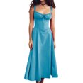 thumbnail image 4 of Kmbangi Robes d'Été pour Femmes 2023 Sans Manches à Bandage Robe Trapèze de Soirée pour Boîte de Nuit Plage, 4 of 6