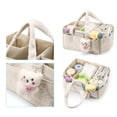 thumbnail image 3 of Portable Baby Caddy Organizer with Detachable Partition for Nursery Storage and, 3 of 6