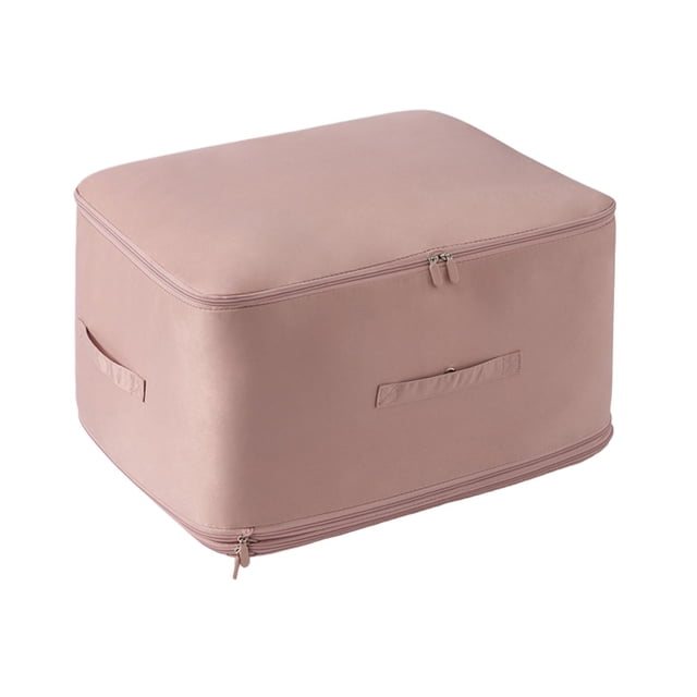 Shangren Sac Organisateur Auto-Compressant Sac de Rangement pour Couette pour Jouets Literie Couettes Rose