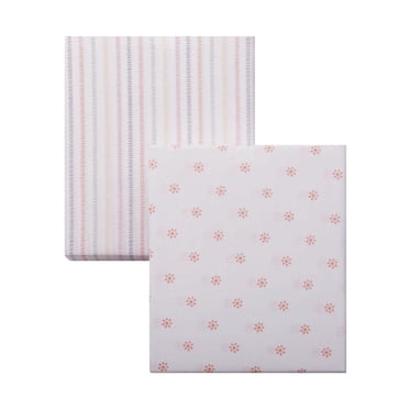 George Baby Organic Cotton Double Pack Crib Sheets