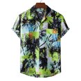 thumbnail image 4 of Chemises à Manches Courtes pour Hommes Chemise Hawaïenne à Manches Courtes Chemise de Plage Imprimée Été Décontractée Col Rabattu Chemises Hommes Manches Courtes Chemises Hommes Manches Courtes Décontractées, 4 of 8
