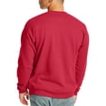 thumbnail image 4 of Hanes Chandail en Molleton EcoSmart pour Hommes, Lot de 2, 2TG, Rouge Foncé, 4 of 7