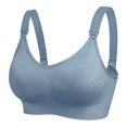 thumbnail image 2 of LSLJS Ladies Comfortable Breathable No Steel Ring Front Buckle Breastfeeding Bra Woman Underwear, 2 of 9