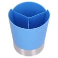 thumbnail image 1 of over Rack Organizer Stainless Folding Drying Rack Stainless Collapsible Dishpan Basin 1pc Straw Dispenser Material Coffee Stirrers Holder Stable Base For Home For Restaurant For Bar, 1 of 4