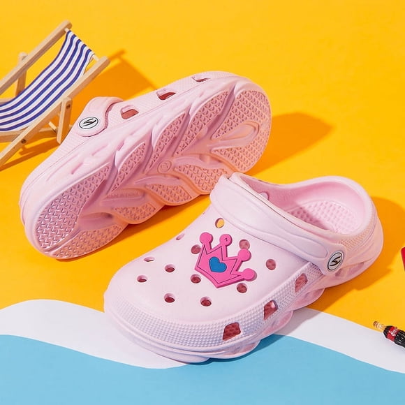 Chaussures de Jardin pour Enfants Garçons Filles Sabots Dessin Animé Plage Piscine Pantoufles Sandales Chaussures pour Hommes Garçons
