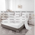 thumbnail image 4 of Erosebridal Ensembles de Literie Éclair Frais Taille Simple, Ensembles de Couette Météo Extrême avec Draps, Ensemble de Lit Géométrique Moderne Réversible, Décoration de Chambre Ultra Douce, 7 Pcs, 4 of 5