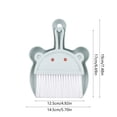 thumbnail image 3 of Hot Selling Small Household Mini Besom And Dustpan Set Soft Bristled Bed Cleaning Tool Suitable For Cleaning Dirt Desktops And Windowsills, 3 of 6