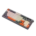thumbnail image 2 of Bunblic Russian Mechanical Gaming Keyboard PBT Keycaps 38.5x14.5cm Wireless Keyboard black orange, 2 of 8