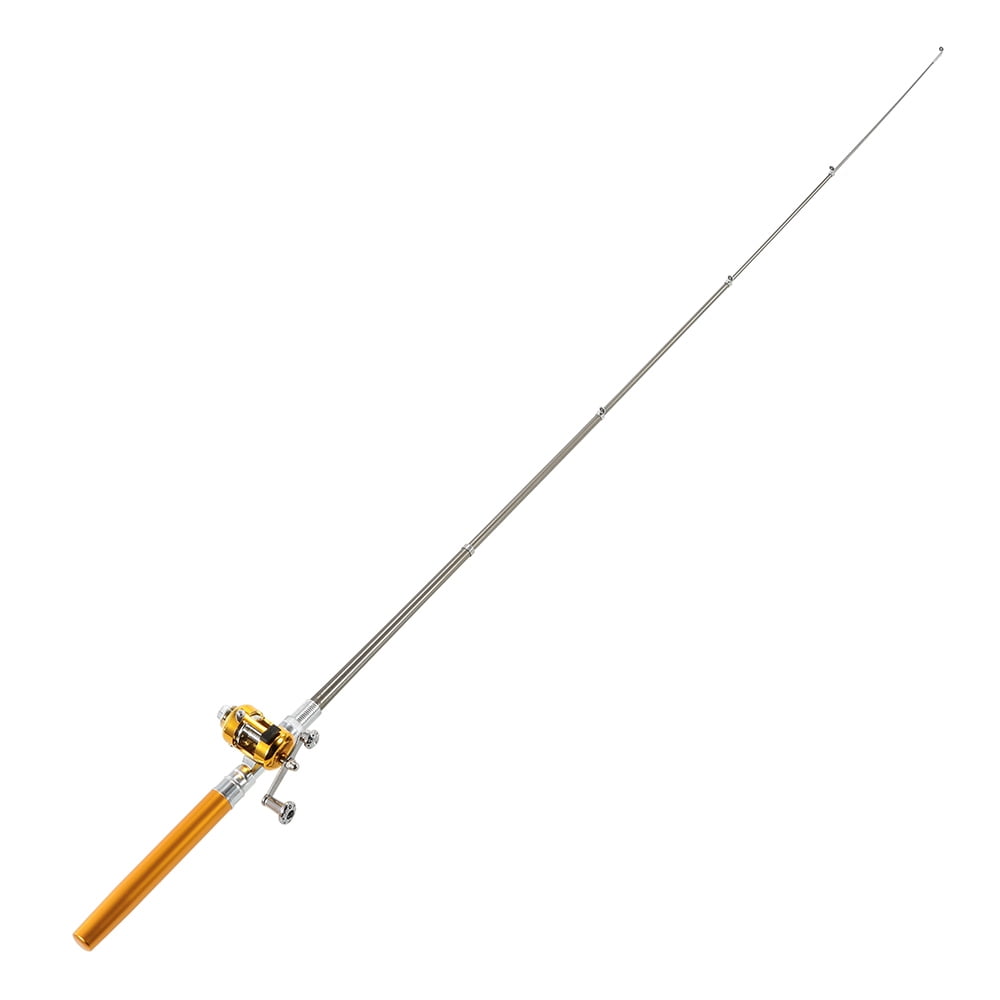Fishing Rod,Reel Combo Kit Pocket Pen Rod Portable Pocket Pen Set Portable Pocket Pole Reel Alloy Combo Kit Set Rod Pole Reel Rod Reel Combo Rookin Buzhi Rod Rod Hxber Mewmewcat Funien