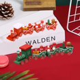 thumbnail image 4 of Christmas Wooden Four-section Small Train Christmas Tree Decoration Toy Gift, 4 of 7