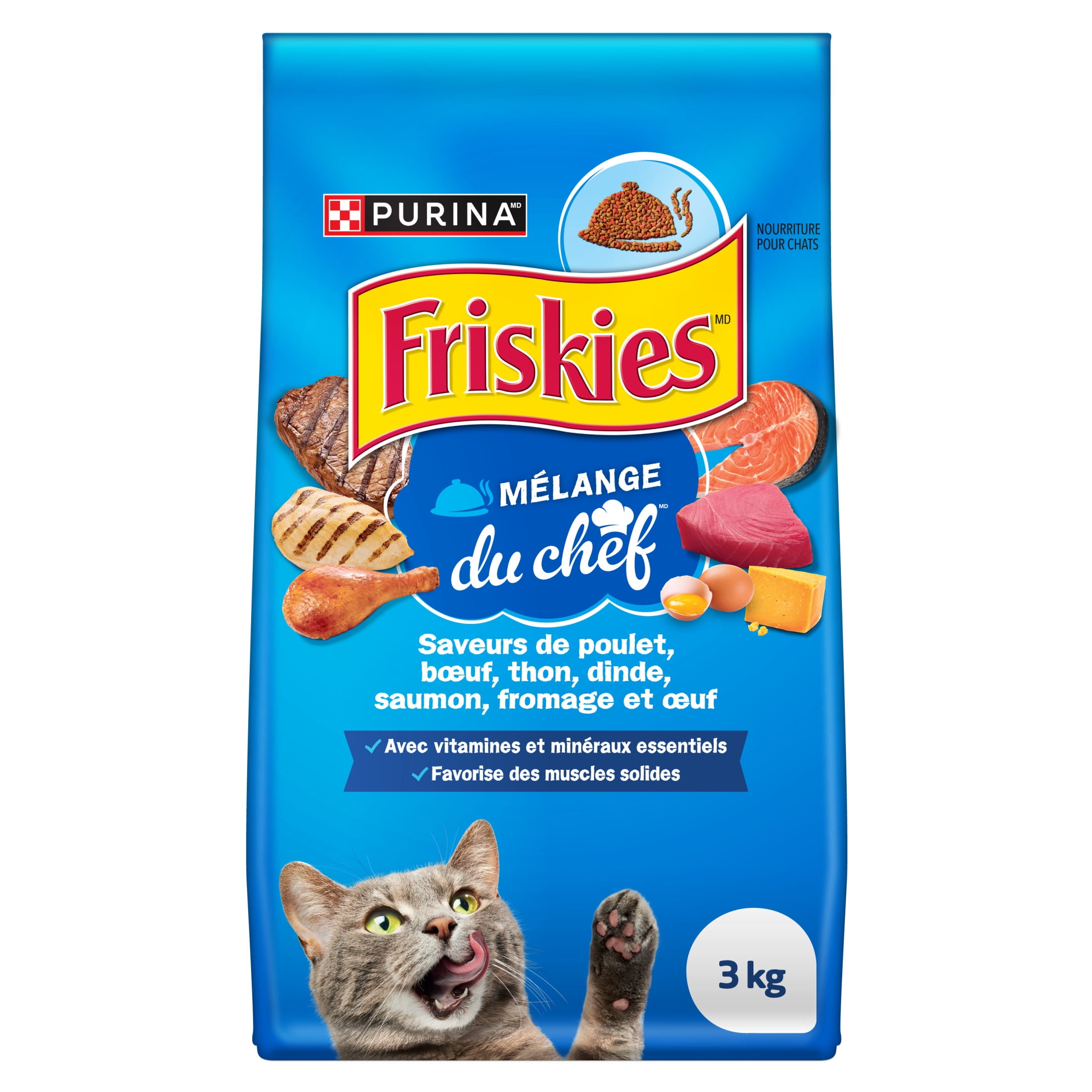 Friskies Chef's Blend, Dry Cat Food 7.5kg