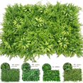 thumbnail image 3 of Artificial Green Grass Square Plastic Lawn Plant Home Wall Decoration, 3 of 6