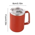 thumbnail image 3 of Tasse à Café de Voyage, Gobelet à Café Portable Réutilisable, Tasse Bouteille Isolée sous Vide, Tasse à Café Isolée avec Poignée et Couvercle, Tasse à Café Thermique sous Vide à Double Paroi en Acier Inoxydable, Tasse à Café de Voyage, 3 of 8
