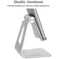 thumbnail image 3 of Cell Phone Stand Desk Adjustable Aluminum Mobile Phone Holder, 3 of 4