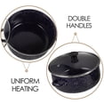 thumbnail image 4 of 1 Ensemble de Casseroles en Émail Marmite avec Couvercle Fond Plat Casseroles, 4 of 9