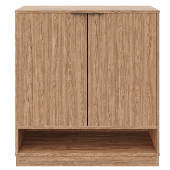 Nexera Porto Entry Cabinet, Walnut
