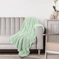 thumbnail image 4 of Unique Bargains Luxury Fleece Bed Blanket Woven Mesh, 4 of 10