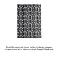 thumbnail image 1 of mmirethe Rideaux de Douche Écologiques - Rideau de Douche Imperméable et Durable Confortable Durable Rideau de Salle de Bain Imperméable Noir agile 280*200 cm, 1 of 6