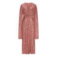 thumbnail image 4 of Gspmoly Robe pour Femmes, Robe de Fête Unie Ajustée et Moulante à Paillettes Personnalisée, Robes de Fête pour Femmes Cadeaux de Vacances, 4 of 5