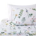 thumbnail image 3 of Marina Decoration Ultra Soft Silky Deep Pocket Rich Printed Bedding Rayon from Bamboo All Season Sheet Set with Pillowcases, Colorful Floral Forest Pattern, 3 of 7