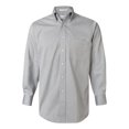 thumbnail image 1 of Non-Iron Pinpoint Oxford Shirt, L, French Grey, 1 of 6