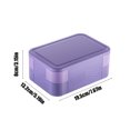 thumbnail image 3 of Bento Box Adult Lunch Box with Compartments for Women and Men Set Of Utensil and Dip Container Cute s Bento Lunch Box Microwavable, 3 of 6