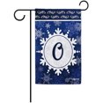 thumbnail image 1 of Welcome Winter Snowflake Monogram O Decorative Garden Flag Initial Letter Snow Deocr Banner for Outside 12.5X18 Inch Double Sided, 1 of 6