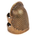 thumbnail image 2 of 2pcs Adjustable Thimble Household Sewing Metal Thimble Quilting Craft Knitting DIY Metal Thimble Quilting Craft Tools Quilting Craft Brass Metal Thimble, 2 of 6