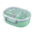 thumbnail image 1 of Rbaofujie Wheats Straw Single Layer Lunch Box Mobile Phone Holders Lunch Box Student Office Worker Lunch Box Microwaveable Lunch Box, 1 of 7