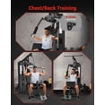 thumbnail image 2 of Home Gym Equipment Machine, Full Body Workout Machine with 150LBS Weight Stack, All in One Multifunctional Exercise Station for Home Fitness and Strength Training, 2 of 9