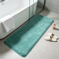 thumbnail image 4 of 47in Extra Large Corals Fleece Bath Mat Soft Shaggy Bathroom Rug Non-Slide Latex Backing Absorbent Quick Dry Machine Washable Floor Carpet for Bathtub Shower Sink Doorway Home Decor, 4 of 8