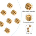 thumbnail image 4 of MesaSe 20 Pcs Small Copper Gear 2mm 9 Tooth Aircraft Parts Toy Model Mechanical Gear, 4 of 7