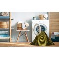 thumbnail image 2 of Ahgly Company Tapis d'Intérieur Lavable en Machine Carré Transitionnel Noir Brun, 8 Pieds Carré, 2 of 7