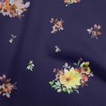 thumbnail image 1 of oneOone Cotton Poplin Navy Blue Fabric Florals Sewing Craft Projects Fabric Prints By Yard 56 Inch Wide, 1 of 4