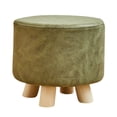 thumbnail image 4 of veasfak Round Small Foot Stool Ottoman Creative Footrest for Indoor Entryway Nursery Green, 4 of 9
