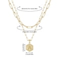 thumbnail image 3 of SIfdSeng Collier Hexagone Initial 26 pour Femmes Colliers pour Femmes A Z 26 Alphabet Initial Colliers Dorés pour Femmes Filles, 3 of 4