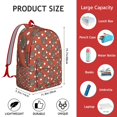 thumbnail image 3 of Artistic Hedgehog Backpack – Cute Floral Forest Scene with Cartoon Adorable Print Pattern Bookbag for School and Outdoor Trips, 3 of 5