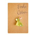 thumbnail image 1 of Green Easter Glow-In-The-Dark Bunny Pocket Hug Card Easter Greeting Card Gift Card Rabbit-Shaped Plastic Material Holiday Gift 3.14 X 2.12 Inches, 1 of 7