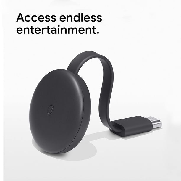 Google Chromecast (3Rd Generation) Media Streamer - Black - Walmart.ca