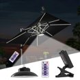 thumbnail image 2 of Solar Garden Lights, Solar Umbrella Light Outdoor Timing Remote Control Solar Garden Umbrella Light Led Umbrella Garden Light for Beach Tent Camping Garden Party Outdoor, Garden Lamps, 2 of 7