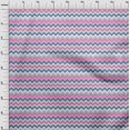 thumbnail image 4 of oneOone Viscose Chiffon Light Pink Fabric Chevron Craft Projects Decor Fabric Printed By The Yard 42 Inch Wide-T7, 4 of 5