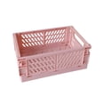 thumbnail image 2 of TopLLC Storage Bins Mini Foldable Plastic Storage Basket For Organizing Crates With Handles For Desks And Bedrooms Storage Bags, 2 of 2