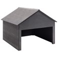 thumbnail image 1 of vidaXL Lawn Mower Garage Grey 80x80x70 cm WPC, 1 of 5