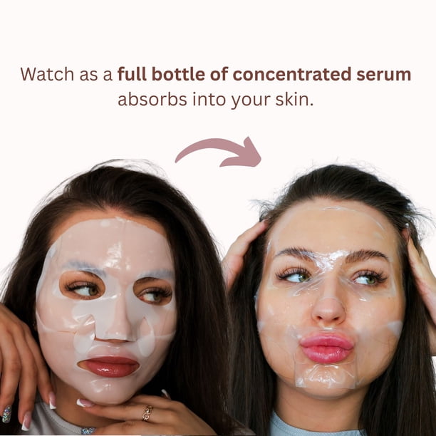 Maskeraide, Hydrating Hydrogel Mask, Firming, Soothing, Pore