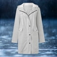 thumbnail image 2 of Baberdicy Plus Size Tops Rain Jacket Women's Breathable Large Sizes Raincoat Black Softshell Jacket Yellow Outdoor Jacket Transition Jacket Lightweight Jacket with Hood for Spring Autumn Hik, 2 of 6