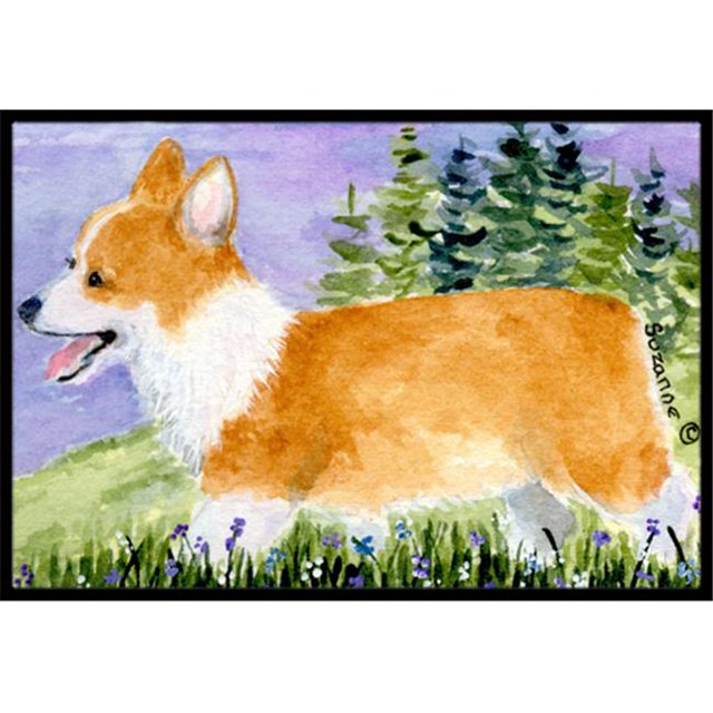 Carolines Treasures SS8912JMAT Corgi Paillasson - 24 x 36 Po