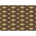 thumbnail image 1 of Ahgly Company Machine Washable Indoor Rectangle Transitional Cinnamon Brown Area Rugs, 5' x 7', 1 of 7